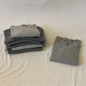 Size XL V neck grey shirt bundle
